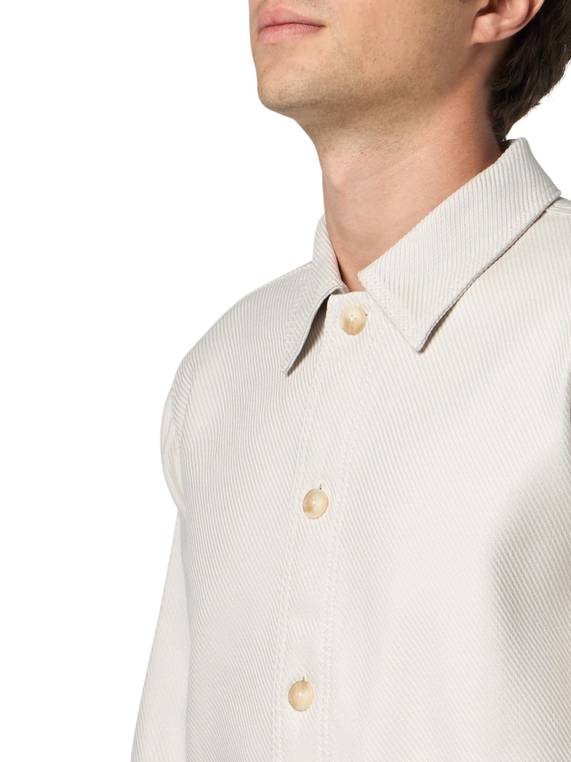 HUGO Men's Soft Twill Patch Pocket Overshirt - Image 3