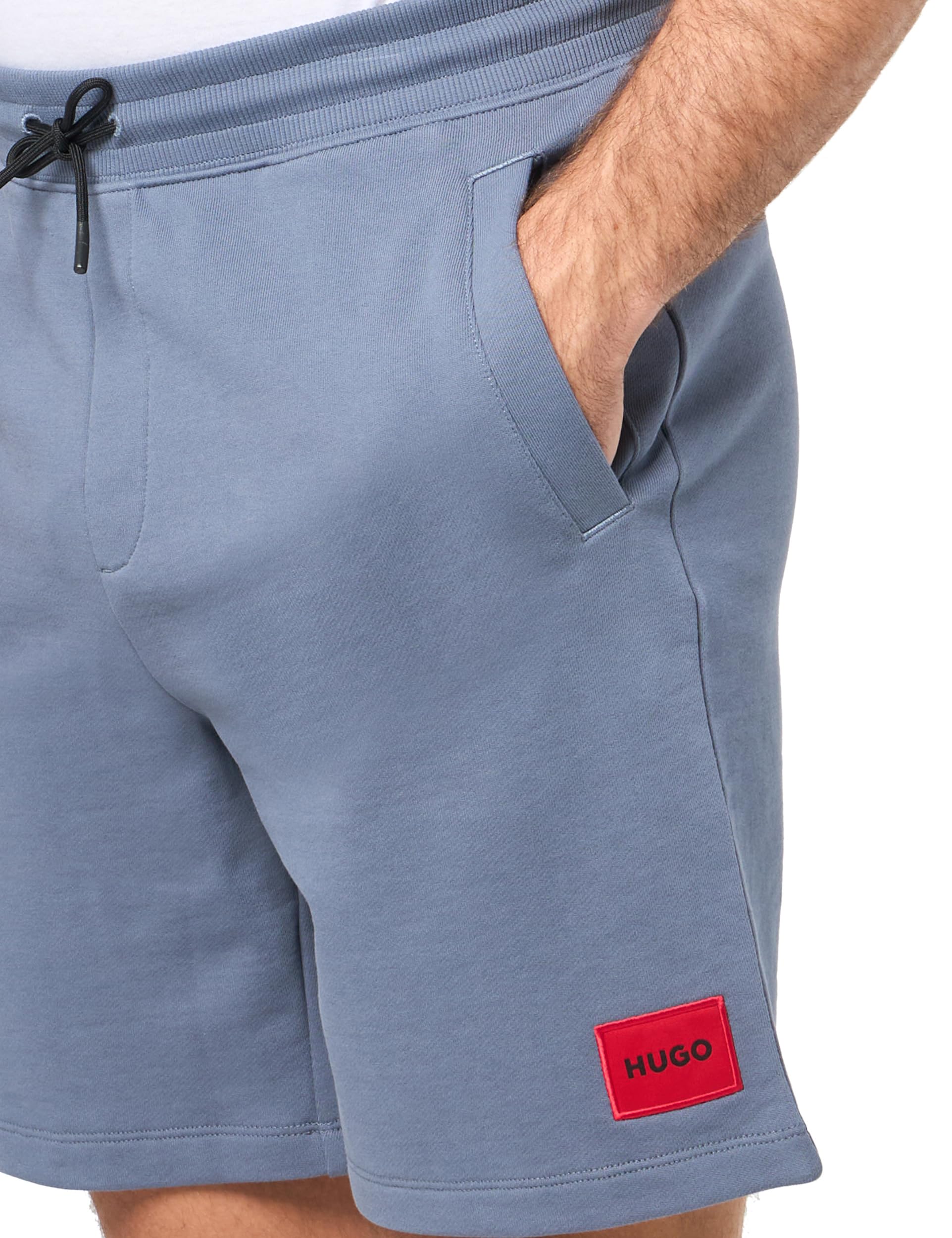 Hugo Men's Square Logo Pull on Jersey Shorts - Image 3