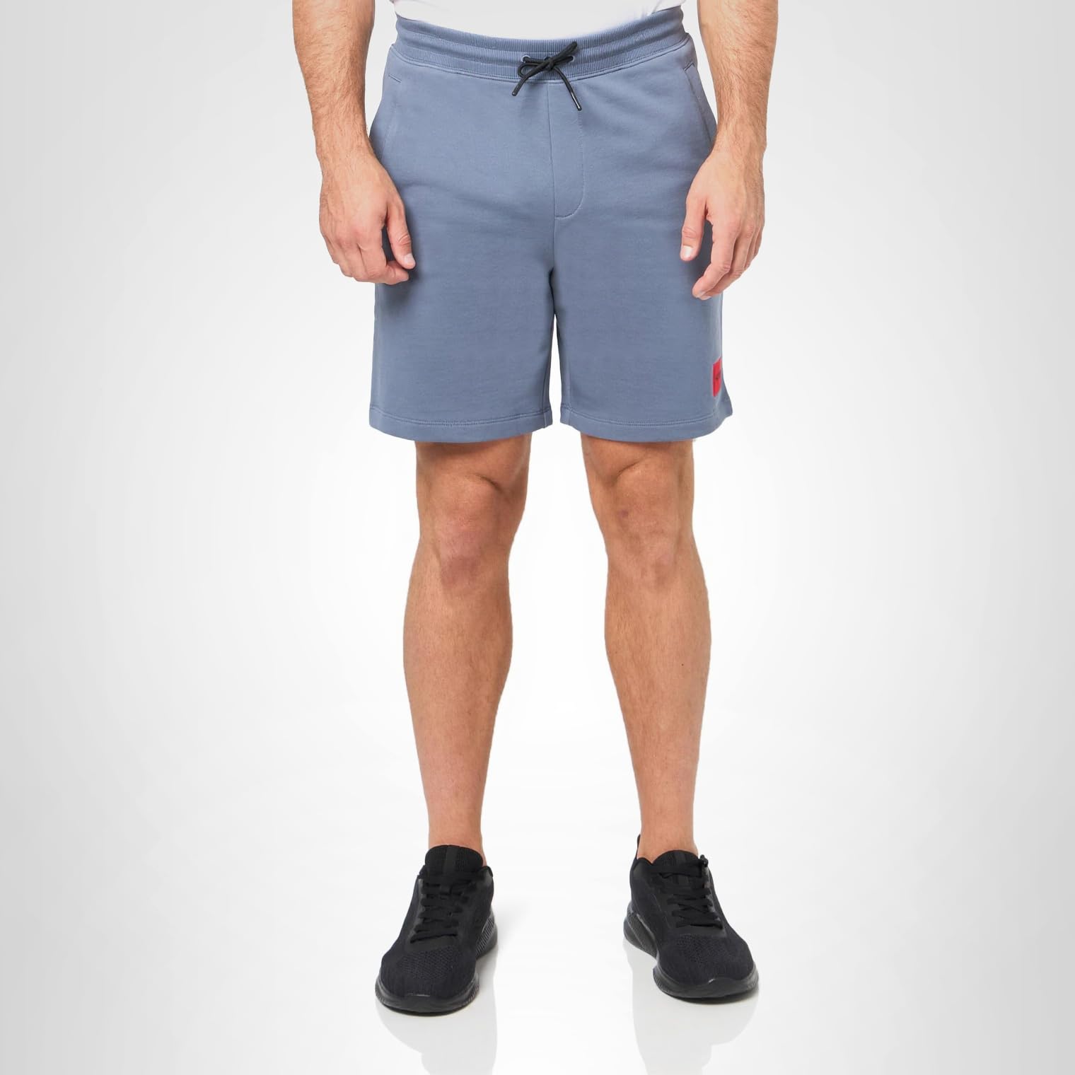 Hugo Men's Square Logo Pull on Jersey Shorts - Image 4