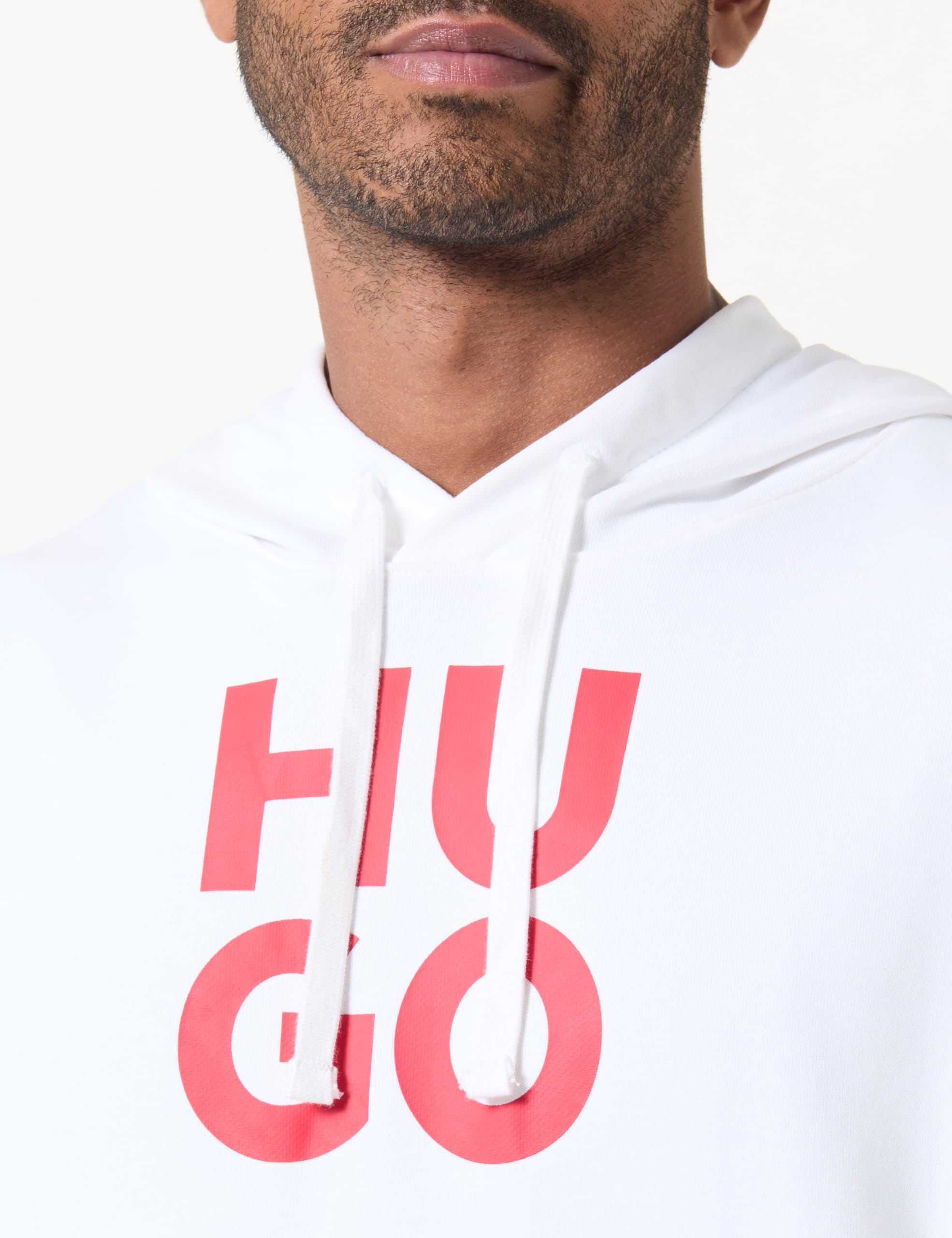 HUGO Men's Stack Logo Hooded Sweatshirt - Image 2