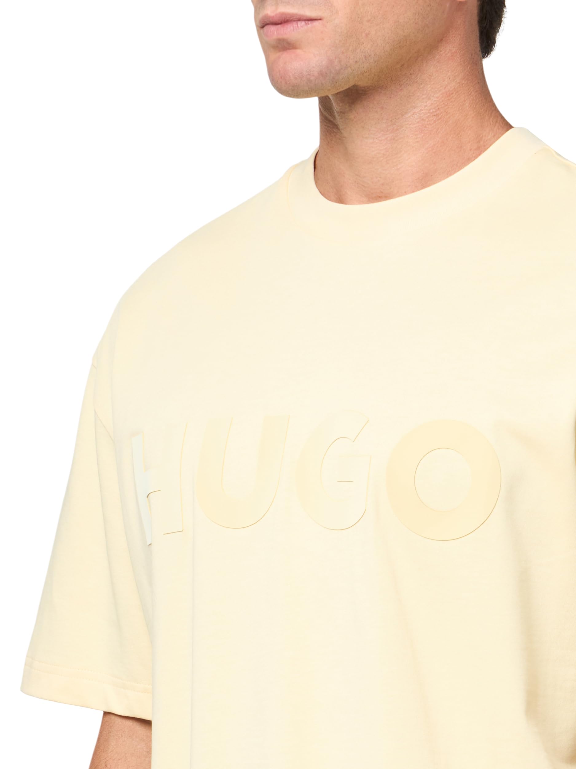 Hugo Men's Tonal Logo Cotton T-Shirt - Image 3