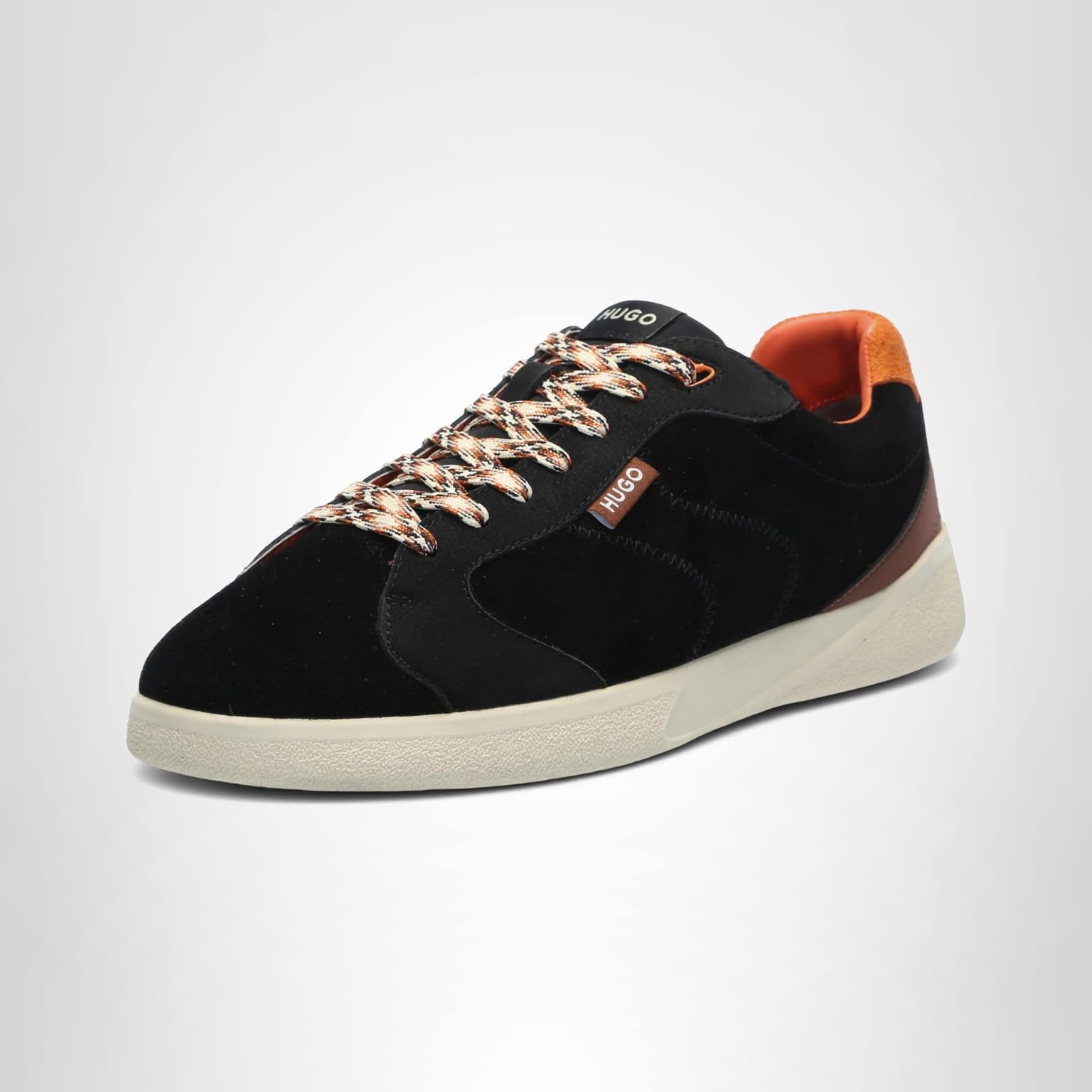 Hugo Men's Two Tone Suede Cupsole Sneaker - Image 8