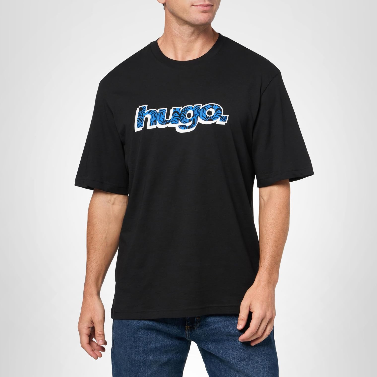 Hugo Men's Wavy Logo Cotton T-Shirt - Image 4