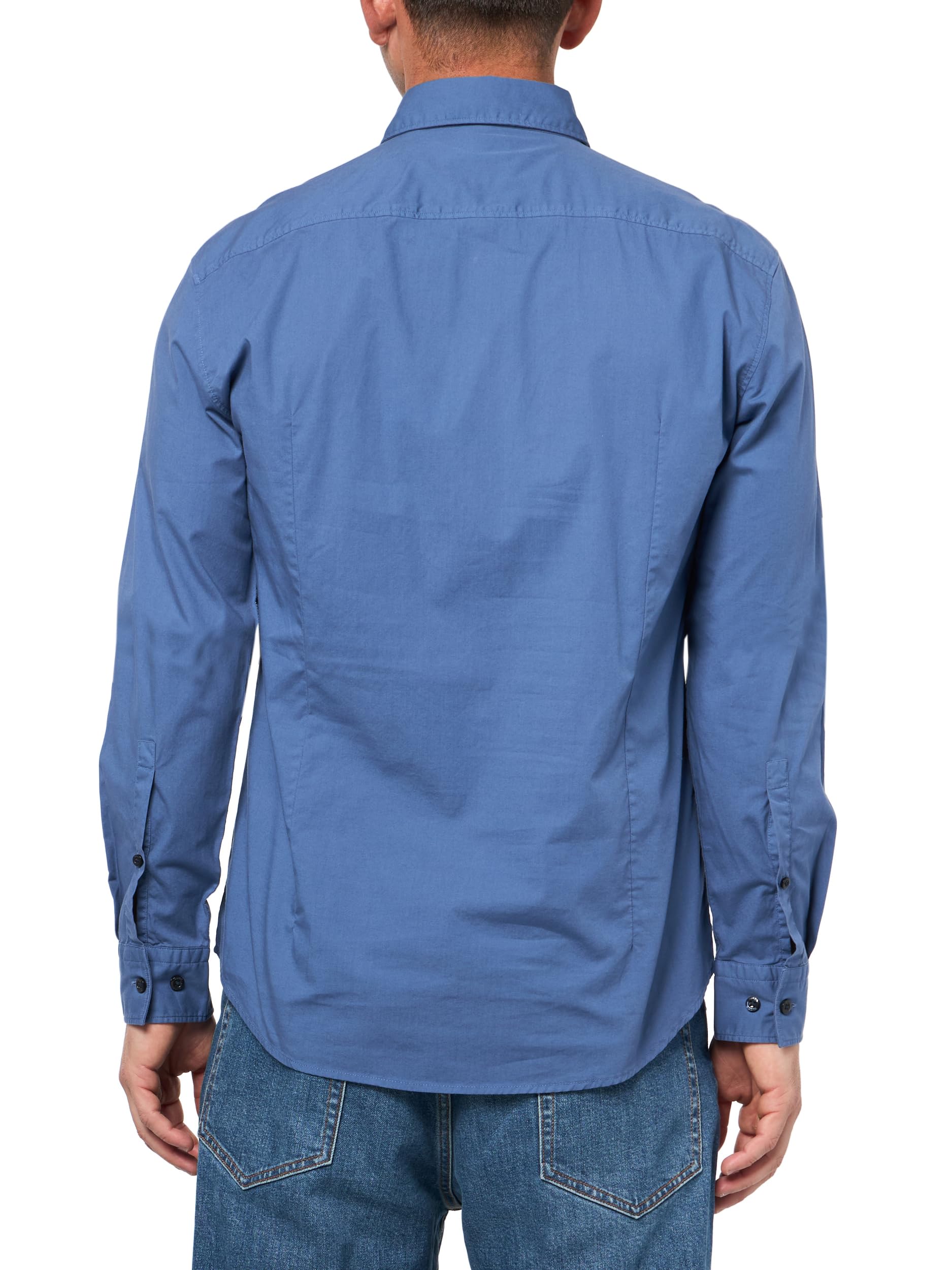 Hugo Men's Woven Logo Patch Button Down Shirt - Image 2