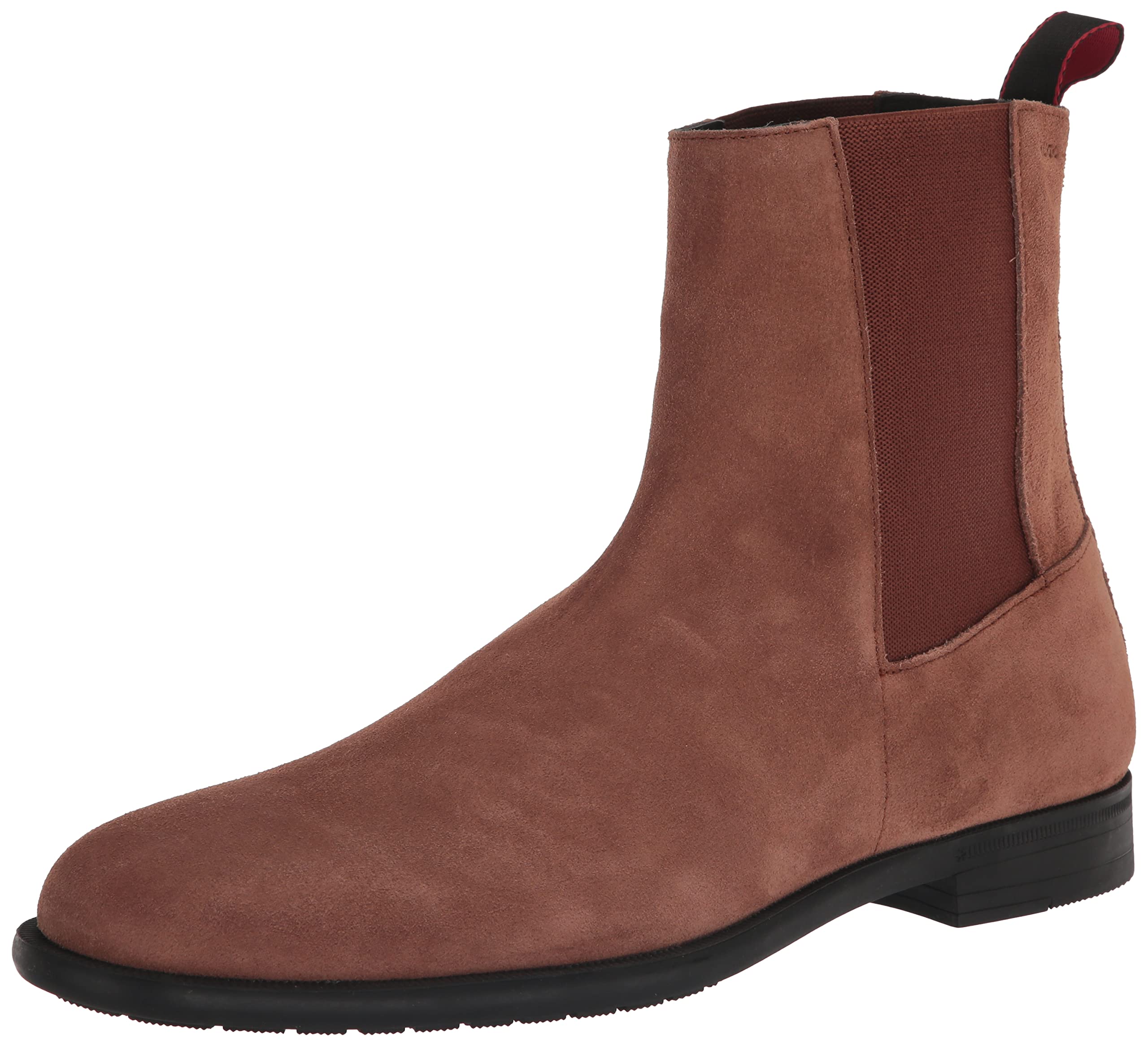 HUGO mens Smooth Suede Pull on Chelsea Boot