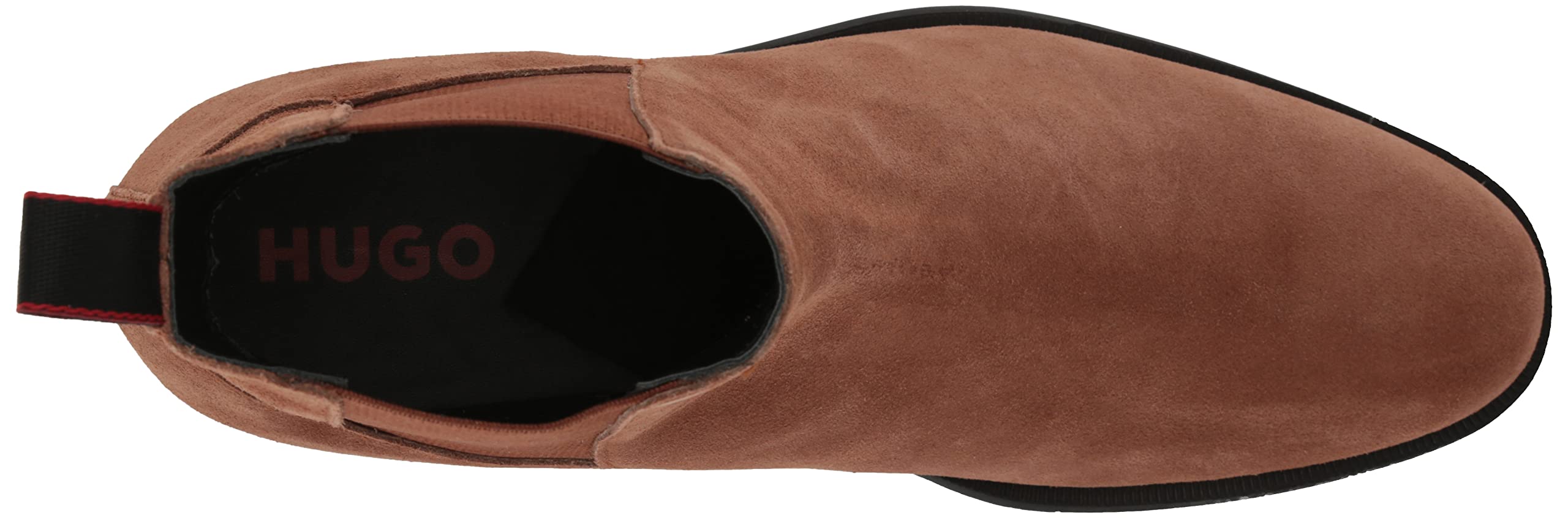 HUGO mens Smooth Suede Pull on Chelsea Boot - Image 5