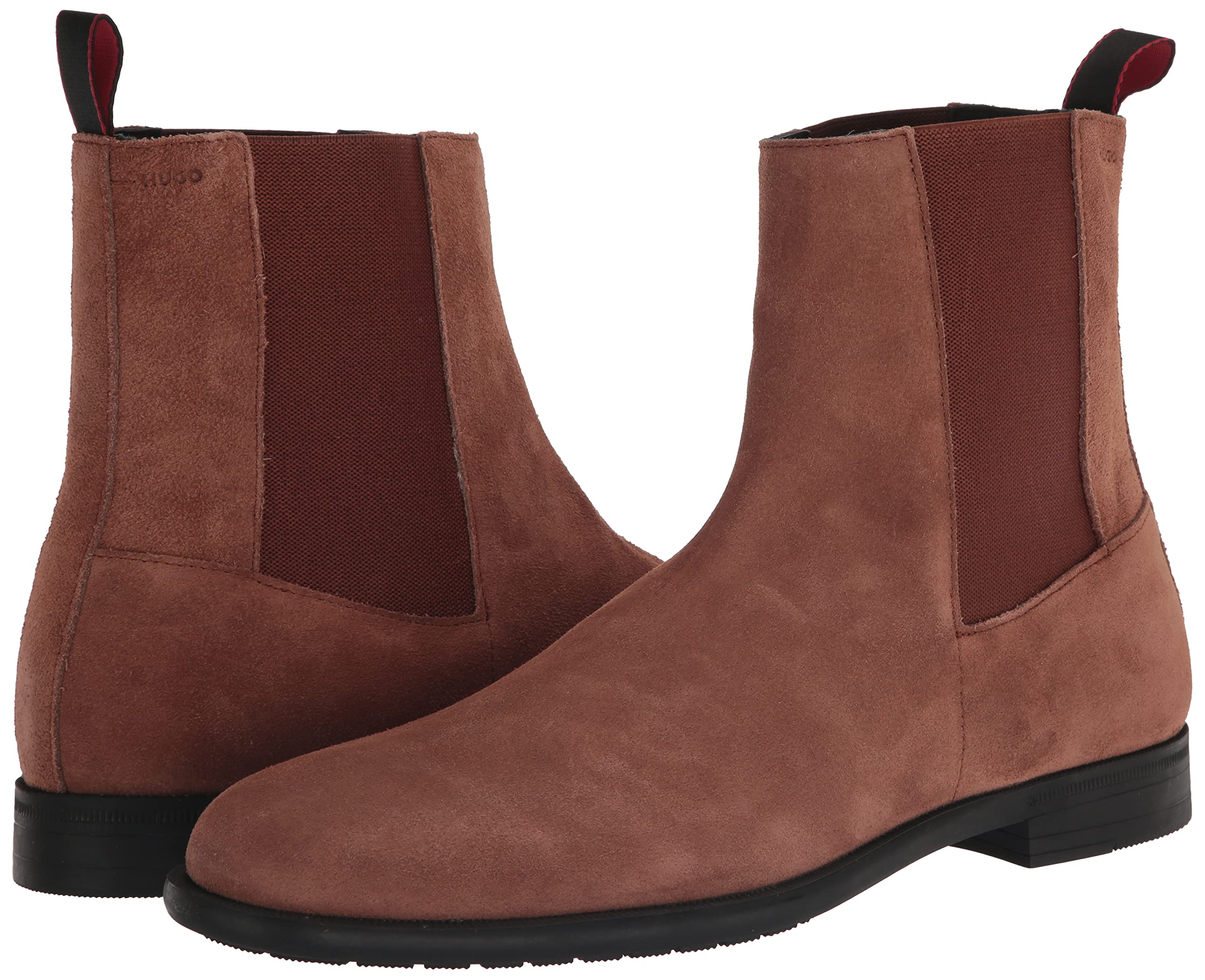 HUGO mens Smooth Suede Pull on Chelsea Boot - Image 7