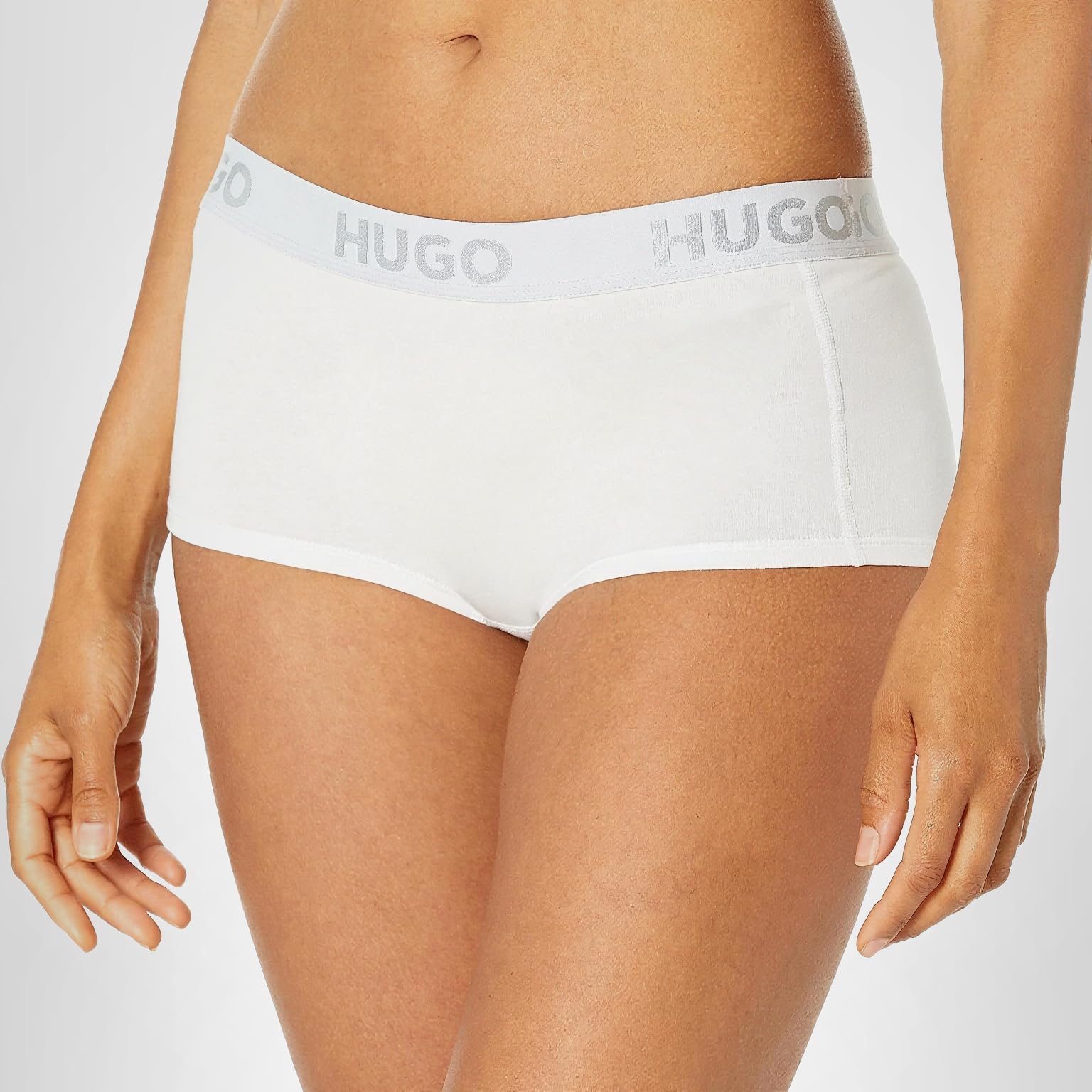 HUGO Women's Bold Logo Cotton Stretch Boyshorts - Image 3