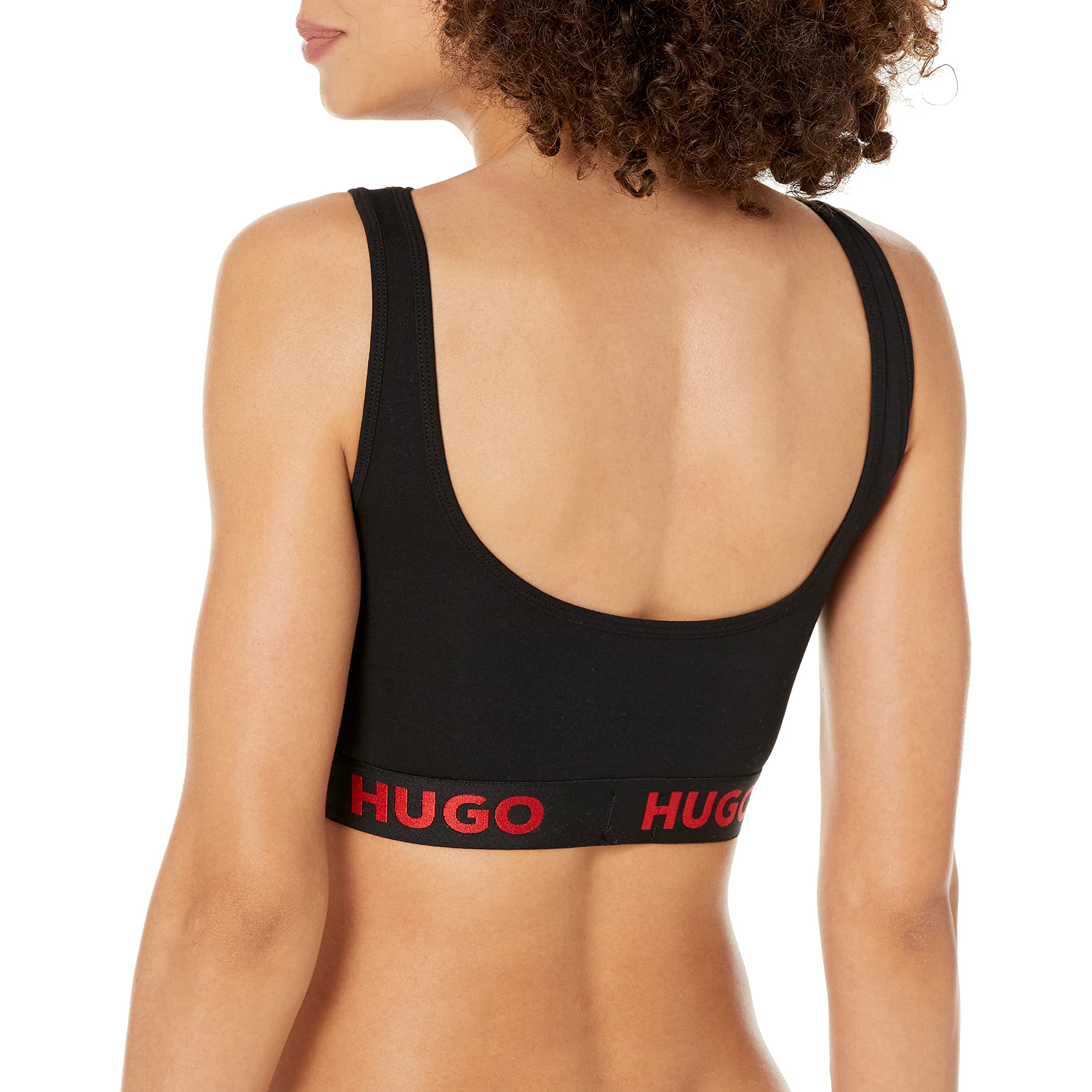 HUGO Women's Bold Logo Cotton Stretch Bralette - Image 2
