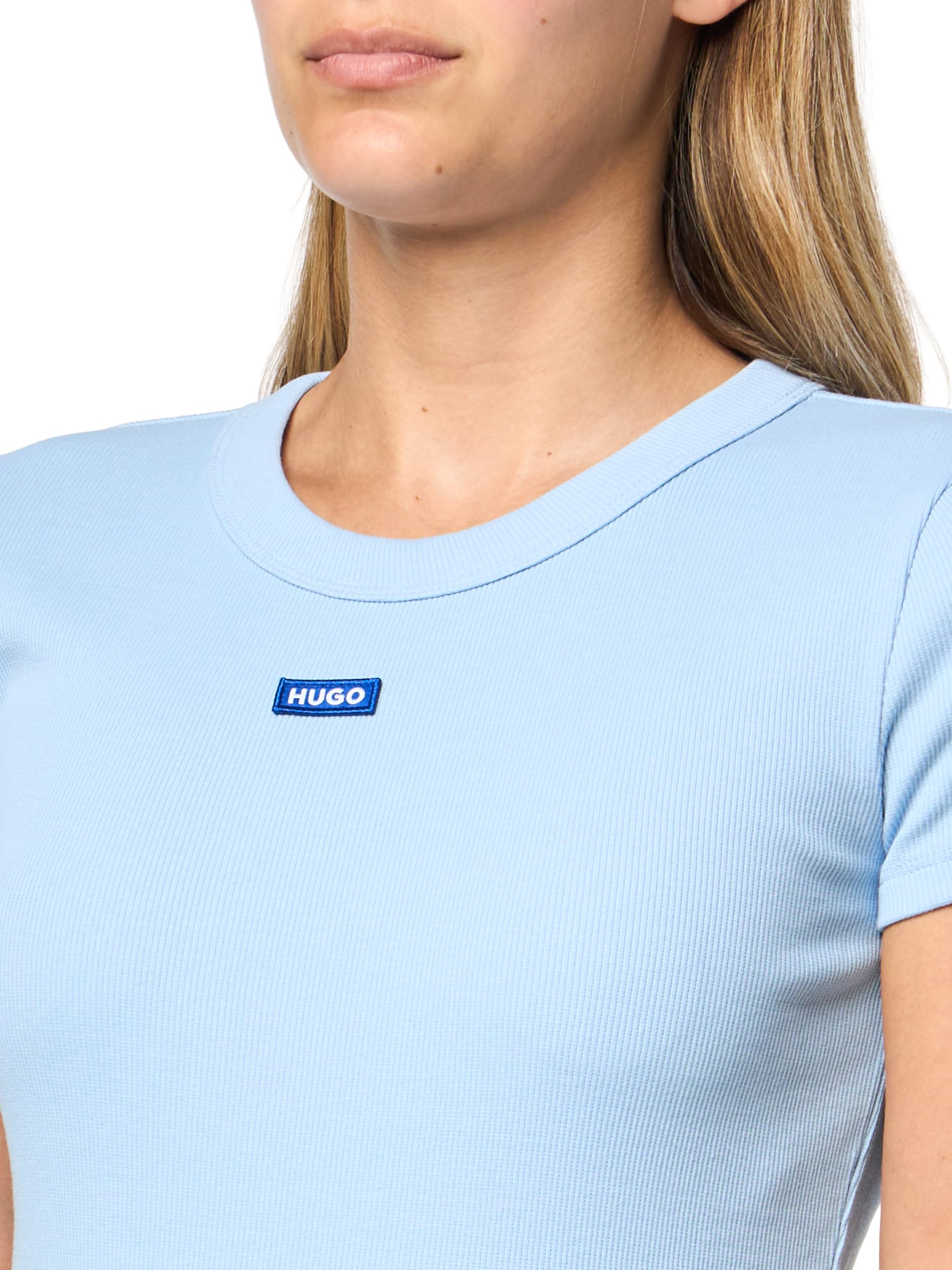 Hugo Women's Box Logo Easy Tee - Image 3