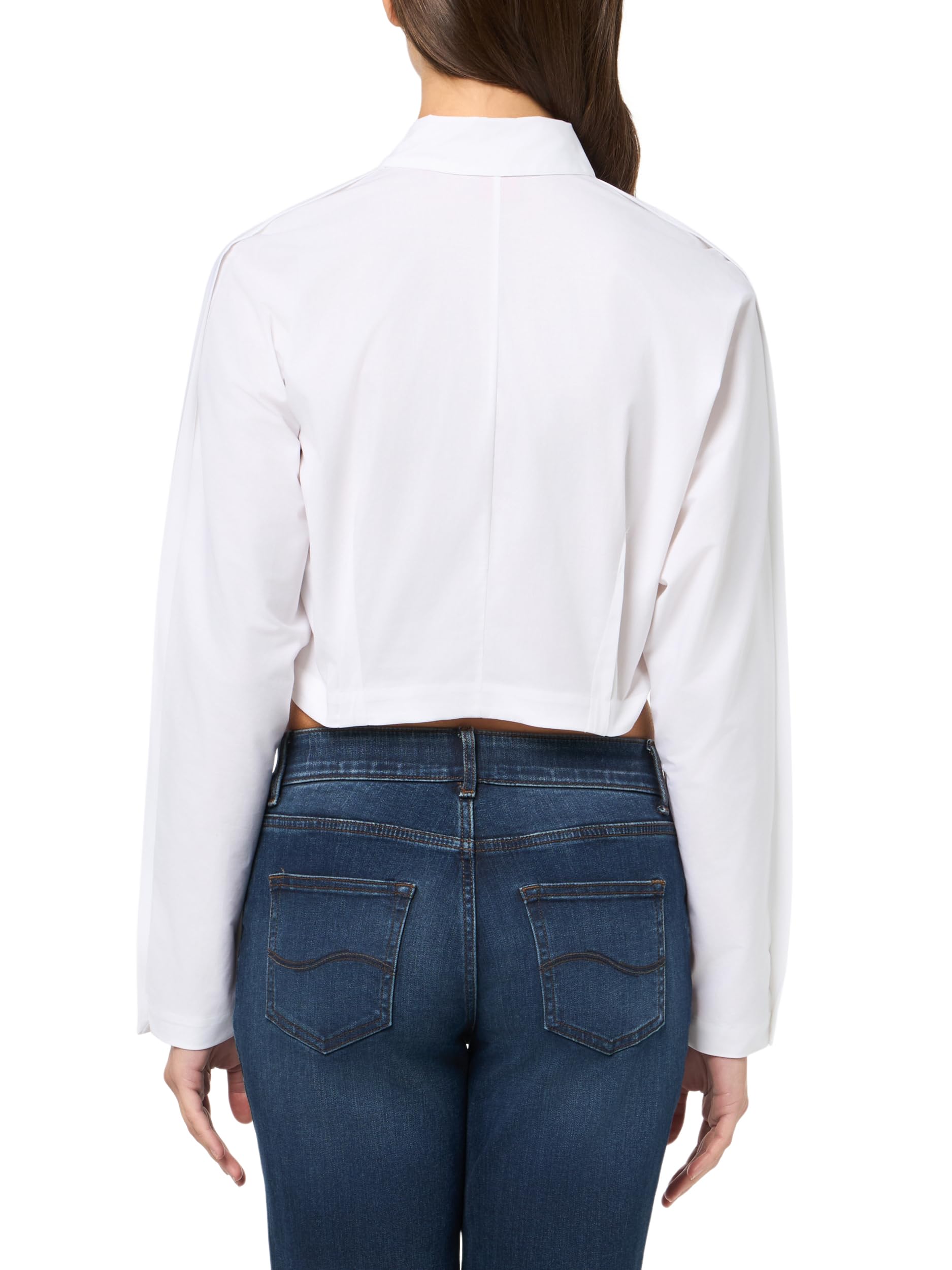 HUGO Women's Cropped Button Down Shirt - Image 2