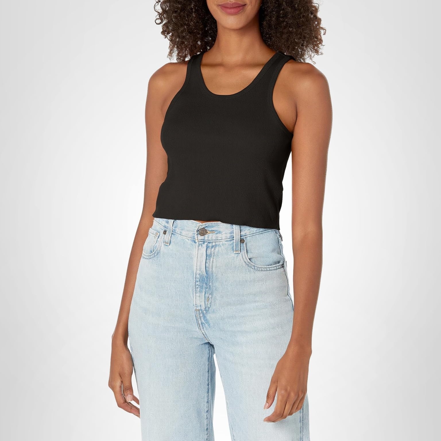 HUGO Women's Cropped Ribbed Tank Top - Image 3