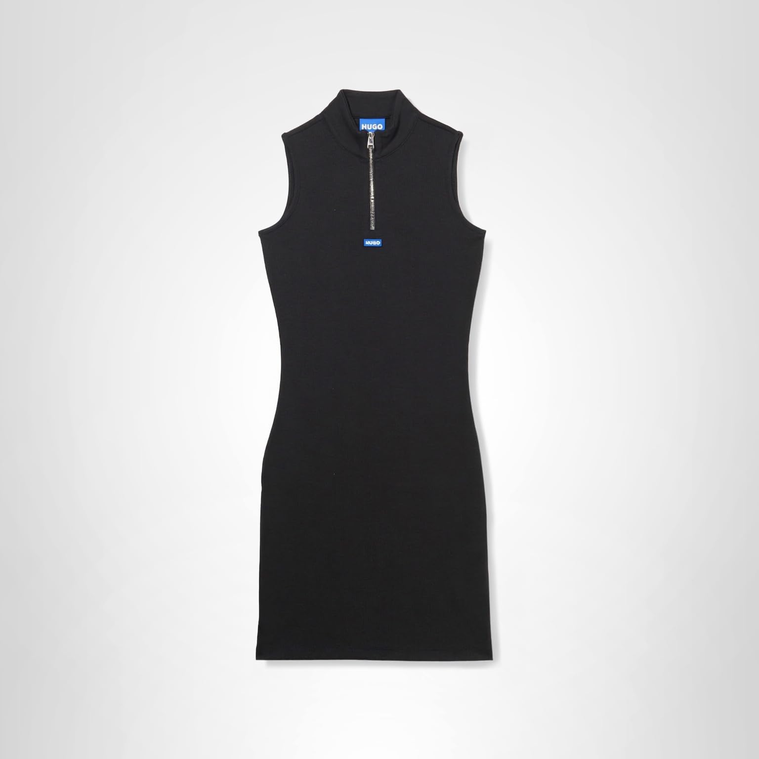 HUGO Women's Half Zip Sleeveless Rib Dress - Image 5