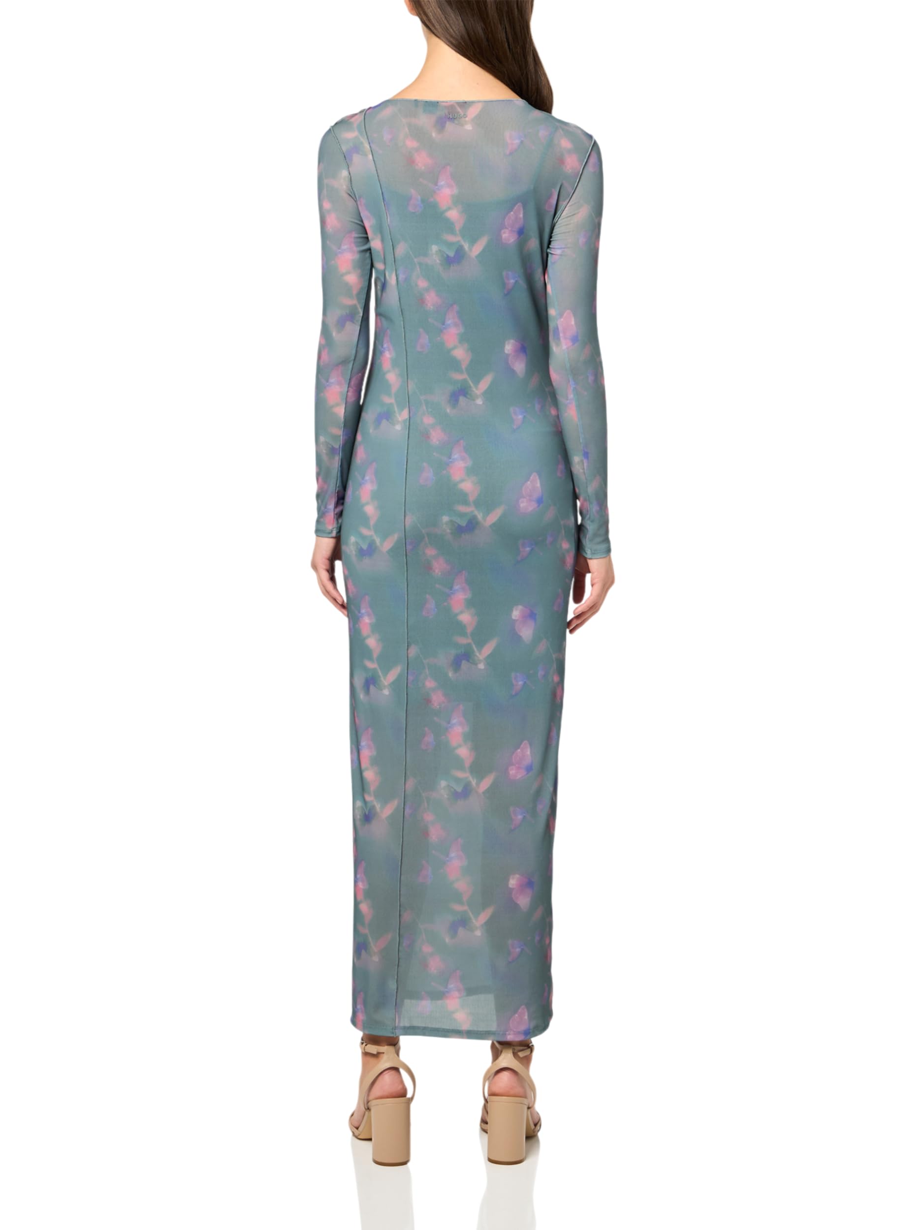 HUGO Women's Long Sleeve Mesh Maxi Dress - Image 2