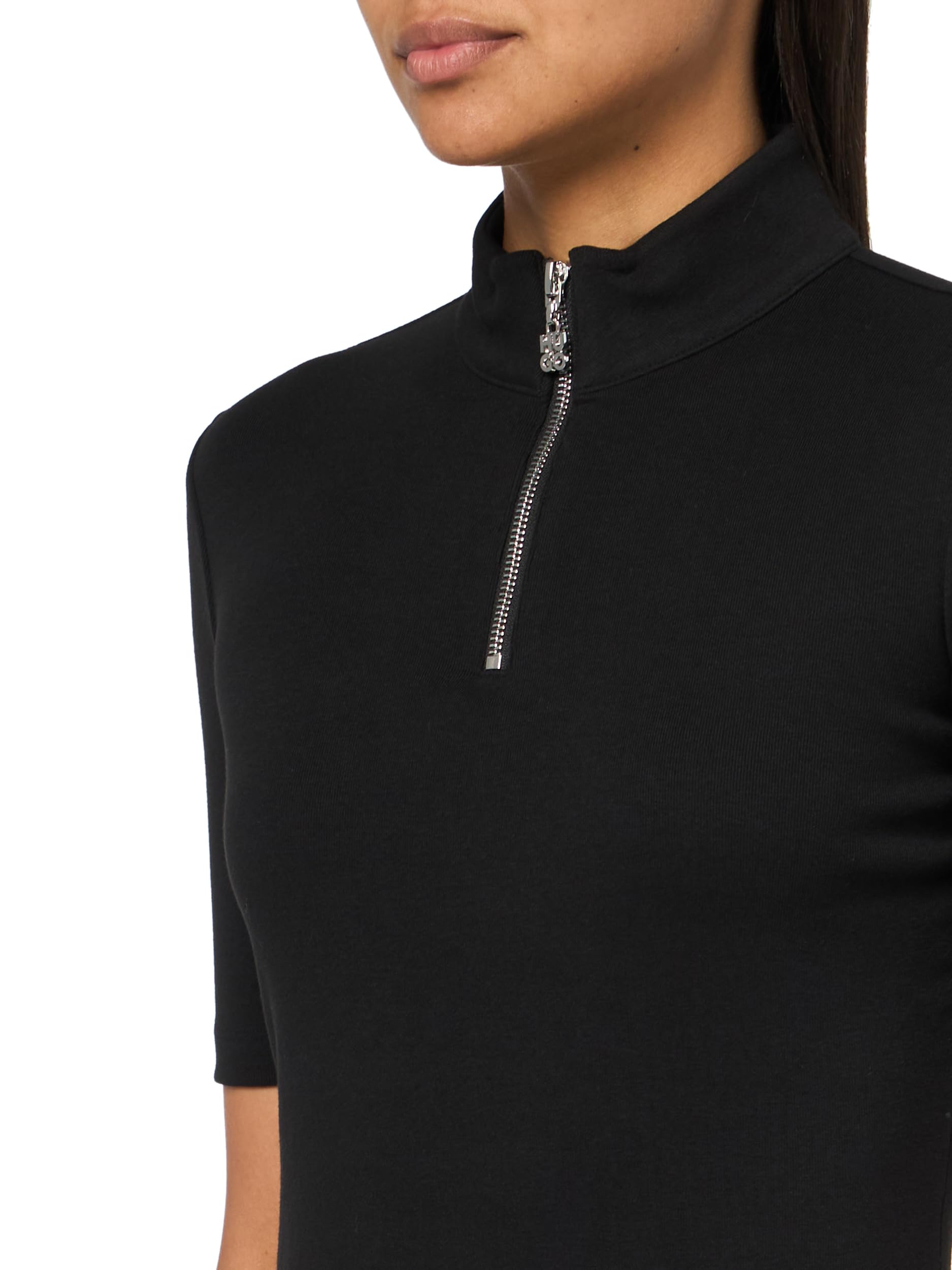 HUGO Women's Nasiia Mockneck Rib Dress - Image 3