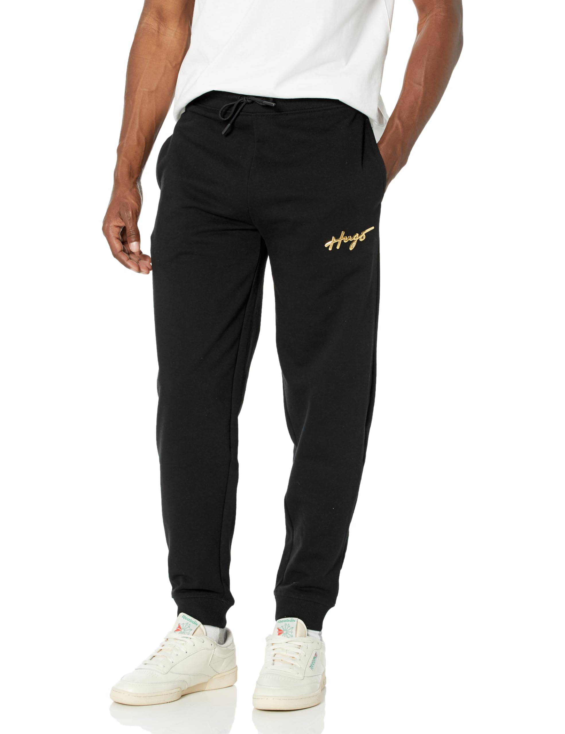 HUGO Women's Script Logo Cotton Blend Joggers