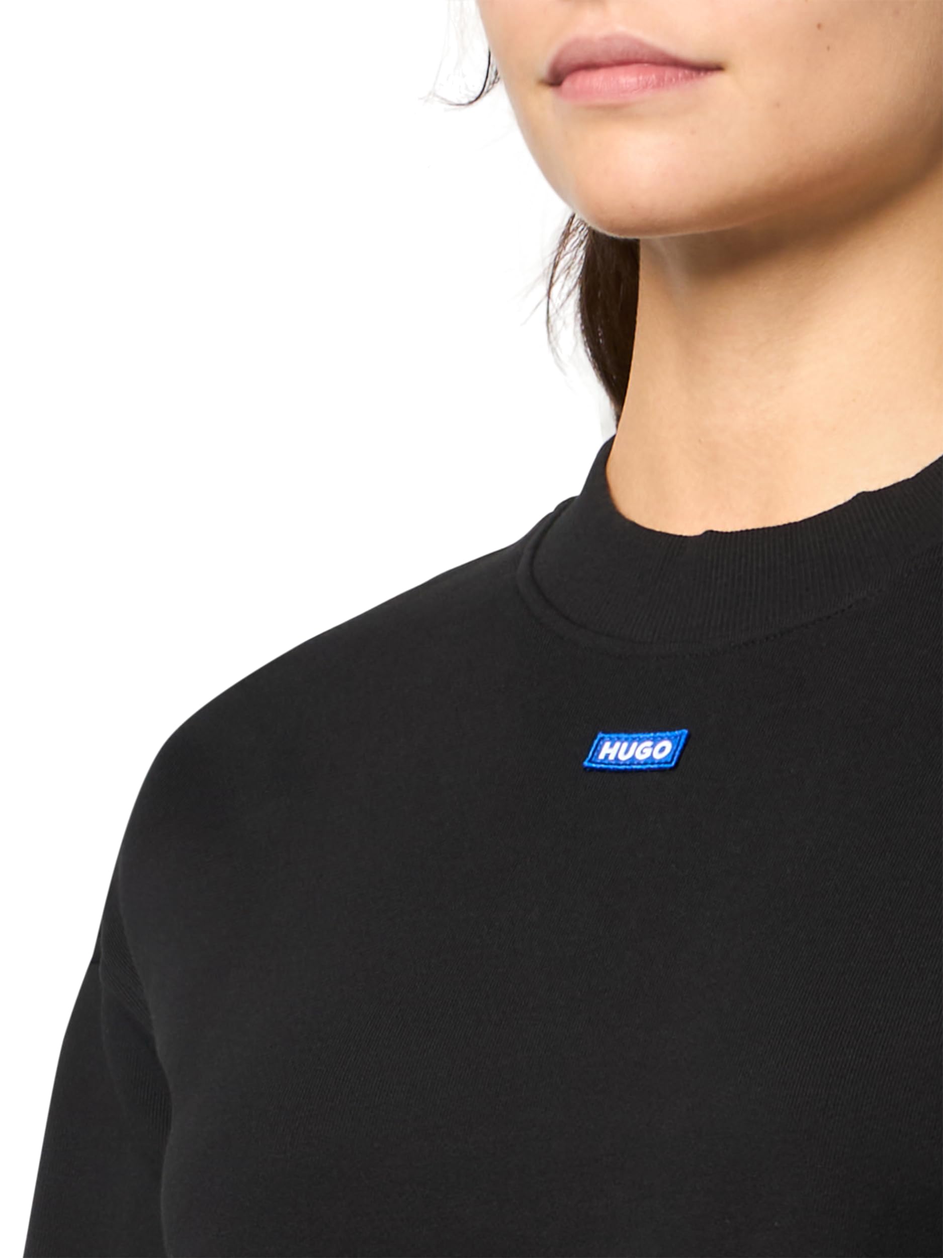HUGO Women's Small Logo Long Sleeve Crew Neck Sweatshirt - Image 3