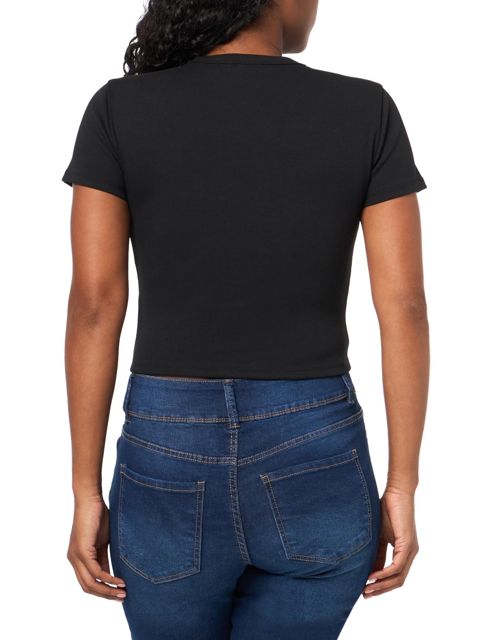 HUGO Women's Stacked Logo Baby Tee - Image 2
