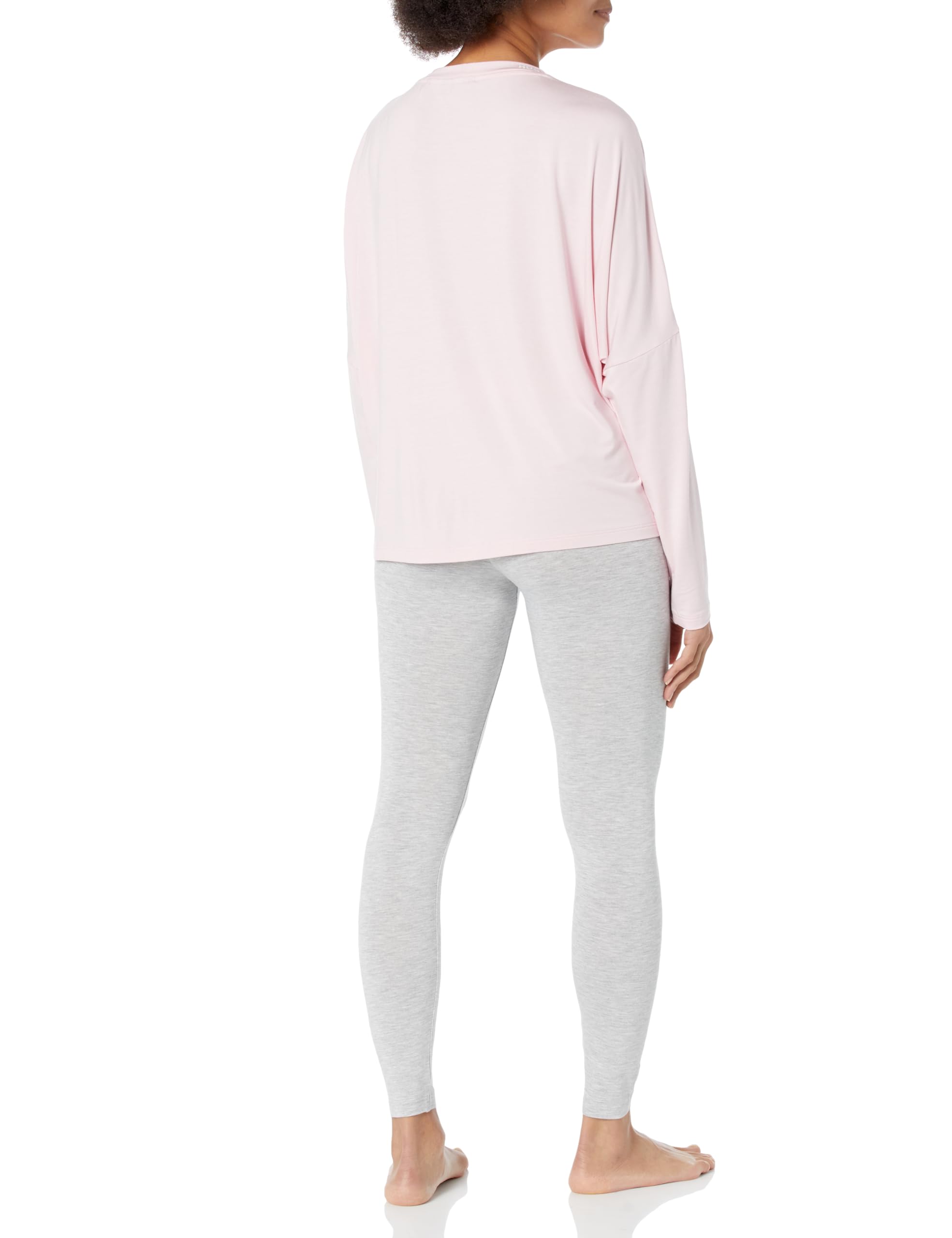 HUGO womens Unite Soft Jersey Long Sleeve and Legging Lounge Set - Image 2